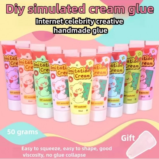 3D Cream Colors Silicone Imitation for Decoration and Embossed Crafts